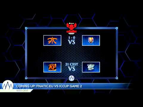 LIVE Corsair Summer Tour 2013 - Fnatic.EU vs iCCup (BO3) at 18 CEST (12 EDT) - VP vs Kaipi (BO3) at