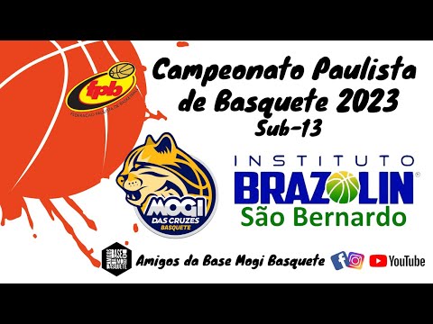 FPB 2023 SUB-13 –MOGI BASQUETE X INST. BRAZOLIN / SBC – 12/08/2023