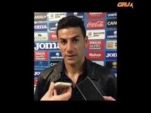 El Arabi, Iturra y Riki tras partido en Getafe