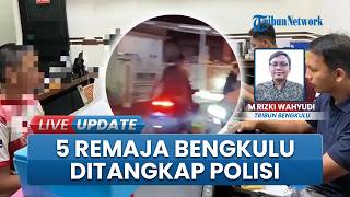 Diduga Anggota Geng Motor, Lima Remaja Bersajam Diangkut Ke Mapolres Rejang Lebong