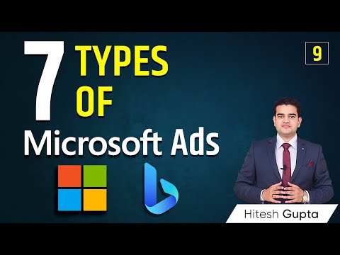 7 Types of Microsoft Ads | Bing Ad Types | Microsoft Ads Course for Beginners | microsoftads