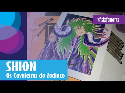 Saint Seiya: 聖闘士星矢 (Os Cavaleiros do Zodíaco ) - Mestre Shion (Sapuri) Speed Draw! #sixfanarts