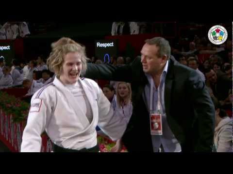 Judo Grand Slam Paris 2013: Final -78kg  LOUETTE, Lucie (FRA) -  OGATA, Akari (JPN)