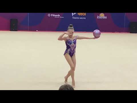 Stiliana Nikolova ball - live 1 week before rhythmic gymnastics FIG 40th world championships