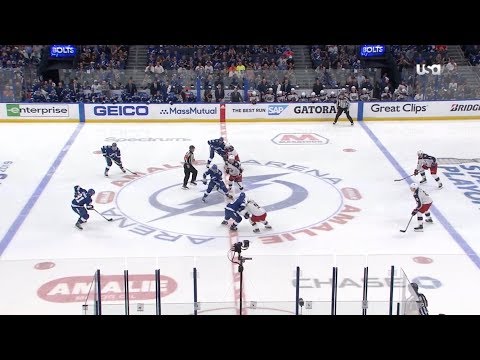2019 Stanley Cup. R1, Gm1. Blue Jackets vs Lightning. Apr 10, 2019
