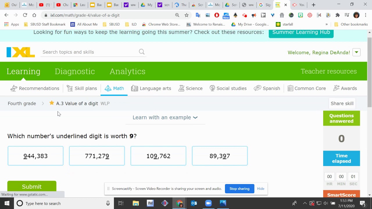 Practice Math Skills with IXL 1