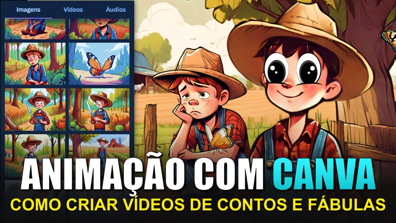 COMO CRIAR VÍDEOS DE ANIMAÇÃO DE CONTOS E FÁBULAS NO CANVA