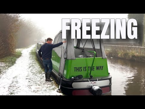 Our 1st WINTER living on an ELECTRIC NARROWBOAT | FIRST WINTER out on the CANAL Ep.197