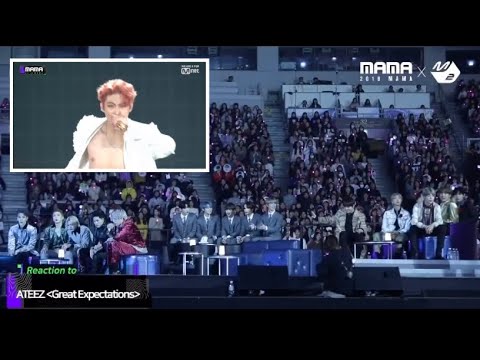 BTS, TXT, And Monsta X Reaction To Ateez Best Performance Mash up 2 + Wonderland MAMA 2019