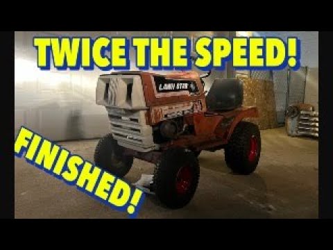 WAY FASTER! I completed my RACING LAWN MOWER build for my BUILD-OFF with a fellow YouTuber!