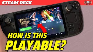 Baldur's Gate II: Enhanced Edition on Steam Deck - How is this Playable?