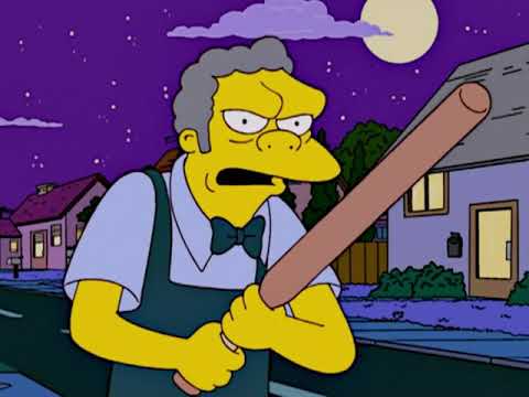 Simpson 14x06 El pueblo vs el muñeco de Homer