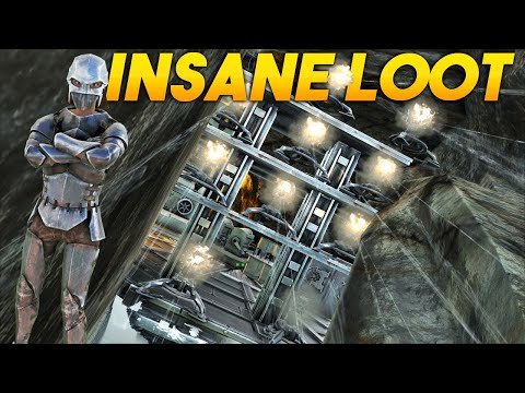 SOLO Raiding Everyone On Day 1 For Huge Loot - ARK