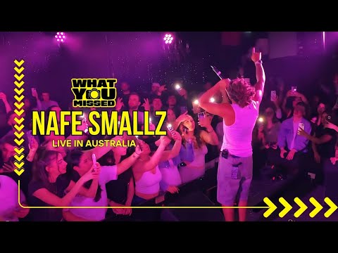 Nafe Smallz Live In Melbourne Australia @ First Headline Show & Brings Out Day1 - What You Missed