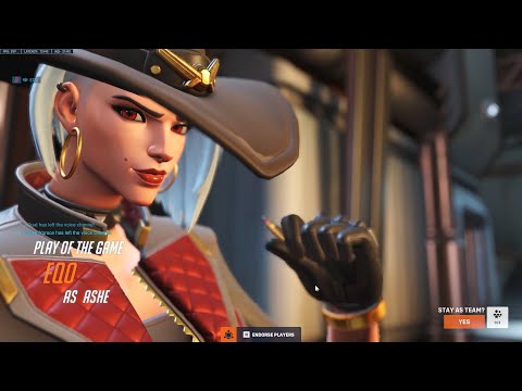 WHAT PRO ASHE LOOKS LIKE - EQO! POTG! 23K DMG! EQO OVERWATCH 2 SEASON 4 GAMEPLAY