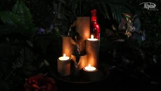 Three Candles Tabletop Fountain