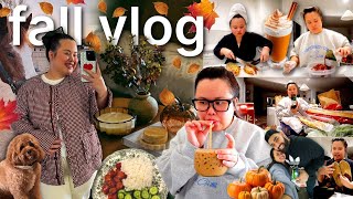 𝒗𝒍𝒐𝒈 🍂🍁 cozy fall decorate with me, grocery haul, what i eat in a week, pumpkin spice, cooking lots!