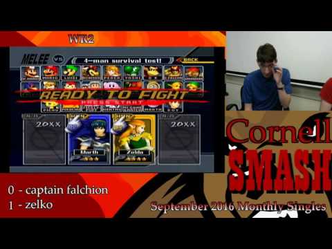 CU Monthly 13 - captain falchion (Marth) vs zelko (Sheik) Singles Winners - SSBM