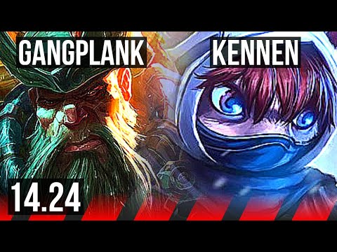 GANGPLANK vs KENNEN (TOP) | 4/0/4 | KR Diamond | 14.24