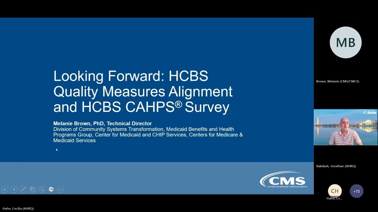 Participating in the 2024 CAHPS® Home and Community-Based Services Survey Database Webcast