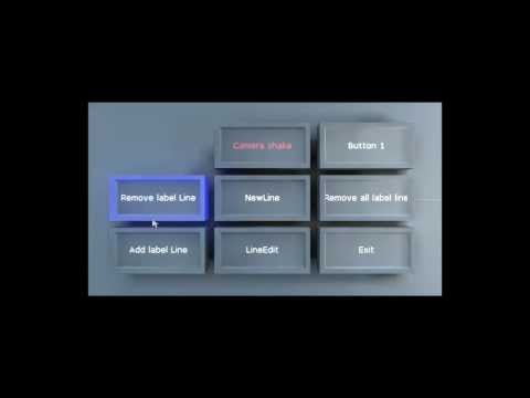 UIKit Demonstration Label and kismet logic : UDK UI without scaleform