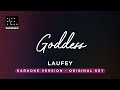 Goddess - Laufey (Original Key Karaoke) - Piano Instrumental Cover with Lyrics