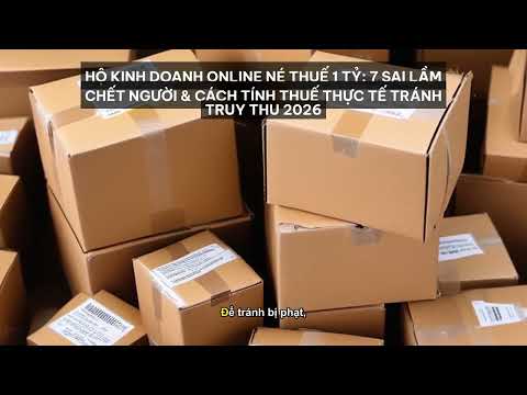 [Quan trọng] Hộ Kinh Doanh Online Né Thuế 1 Tỷ: 7 Sai Lầm Chết... #Shorts