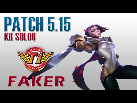 SKT T1 Faker - Fiora Top Lane - KR SoloQ