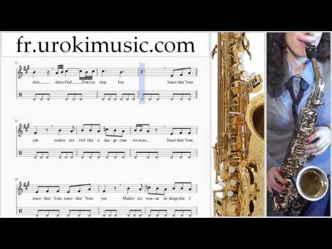 Cours de Saxophone Ténor Ariana Grande Dangerous Woman Partie#2 Partitions Mélodie Сhansons Tuto Com