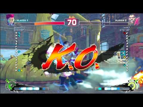 SSF4 Rank Match  green212 (VI)  vs  issk3 (BO)