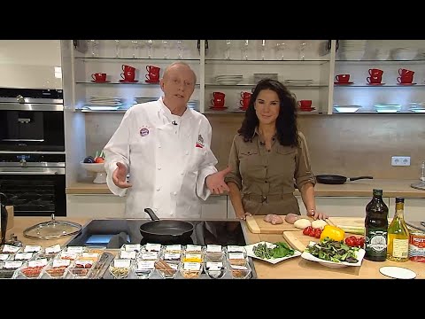 Ihr Lieblingsgericht - Gefüllte Hühnerbrust und Kräutersalat