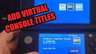 How to Add VIRTUAL CONSOLE Save Files to PKSM