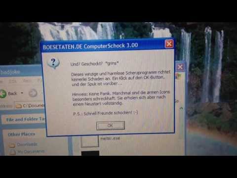Windows XP Going Insane! (Delf.x badjoke)