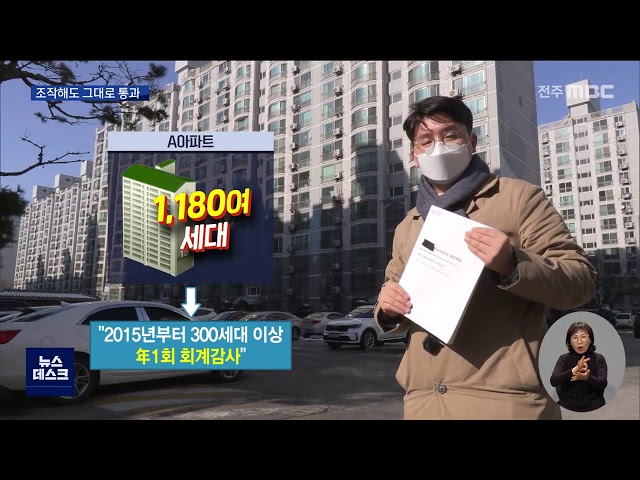 아파트 회계장부 꾸몄어도.. '참 잘했어요'?