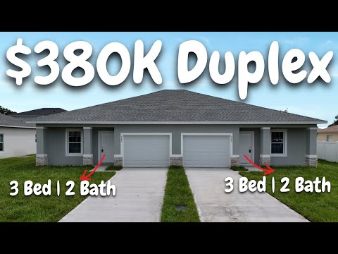 Build your own Duplex for $380K in Central Florida!