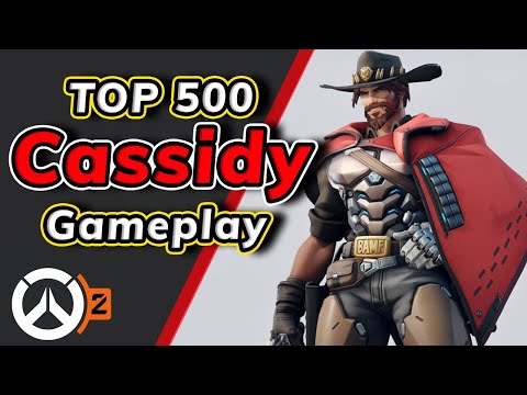 Top 500 Ranked Cassidy (McCree) Gameplay - "Leave the enemy team to me" | Overwatch 2