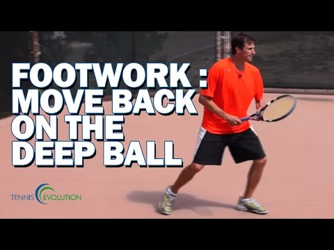 TENNIS FOOTWORK LESSON | Tennis Footwork To Handle Deep Balls