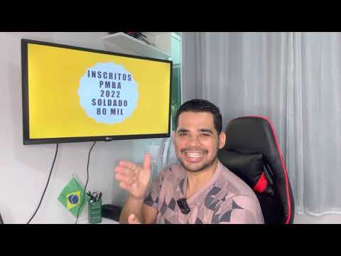 Inscritos concurso PMBA 2022 SOLDADO. Veja a região mais fácil de entrar na PM.