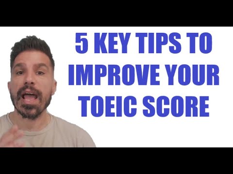 5 TOEIC TIPS TO INCREASE YOUR SCORE! Key strategies to get a higher TOEIC score. #toeic #toeicprep