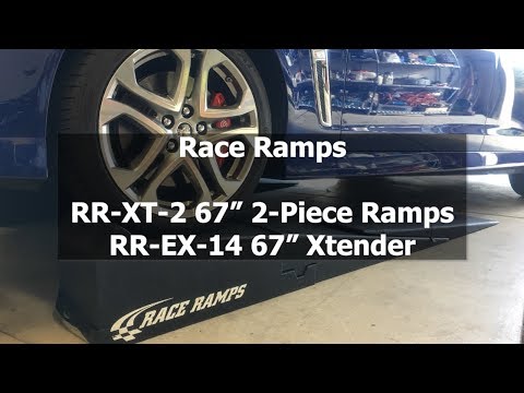 Race Ramps - RR-XT-2 67" Ramps / RR-EX-14 67" Xtender Car Service Ramps