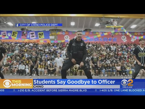 Chino Students Send Off School Resource Officer With Dance Routine Video