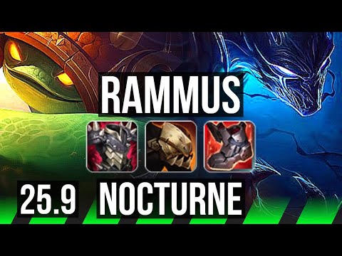 RAMMUS vs NOCTURNE (JGL) | KR Master | 25.9