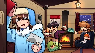 산장에 조난당했는데.. 쟤네는 왜 이렇게 태연하지?