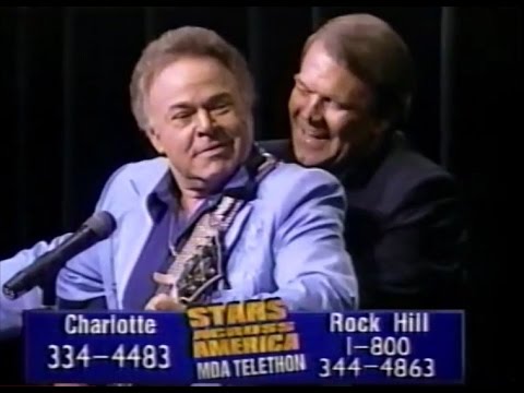 Wildwood Flower - Glen Campbell and Roy Clark... on one guitar! (1996)
