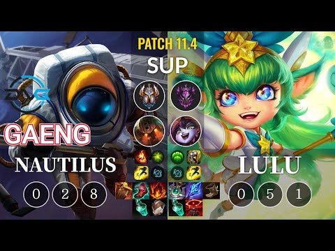 DFM Gaeng Nautilus vs Lulu Sup - KR Patch 11.4