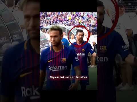 Neymar last match for Barcelona 😢 #shorts
