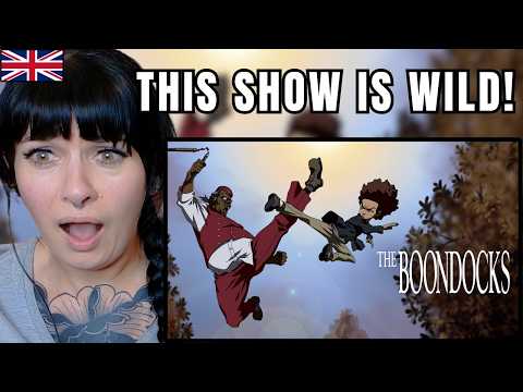 British Girl Reacts to The Boondocks FUNNIEST Clips