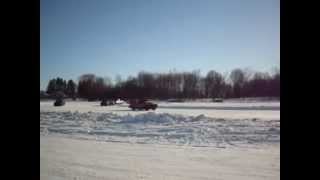 preview picture of video 'Ice Racing on Lake Magnor'