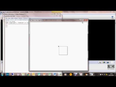 Python Colours Video Snowflake