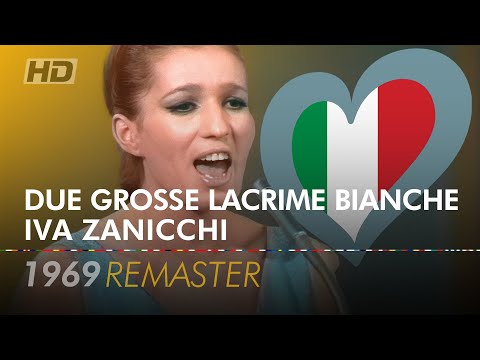 DUE GROSSE LACRIME BIANCHE – IVA ZANICCHI 🇮🇹 | Italy | Eurovision Song Contest 1969 [HD Remaster]